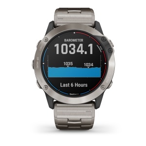 Garmin - quatix 6x Solar Titanium - ceas inteligent premium cu GPS cu functii avansate pentru sport si navigatie - 51mm diametru - Img 3