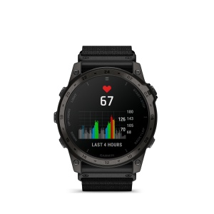 Garmin - Tactix 7 AMOLED Sapphire ceas multisport cu GPS - ramă neagră Titanium DLC și curea din silicon neagră + nailon - Img 5