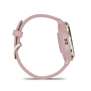 Garmin - Venu 3s smartwatch cu GPS și AMOLED - ramă din oţel inoxidabil Soft Gold cu carcasă Dust Rose şi curea din silicon - Img 4
