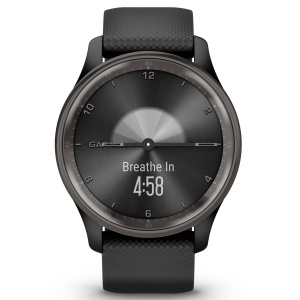 Garmin - Vivomove Trend - black - silicone band