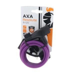 Incuietoare cablu AXA Resolute 120/8 - Royal Purple - Img 4