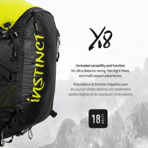 Instinct - Trail vesta alergare X8 18L + 2 recipiente HydraPack 600ml - Img 29