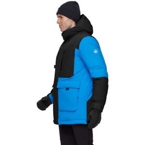 Jacheta Barbati Mammut Arctic In Hooded Parka Glacier Blue-Black - Img 3