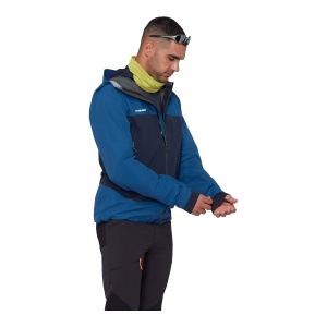 Jacheta Barbati Mammut Crag HS Hooded Navy - Img 4