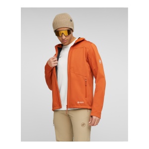 Jacheta Softshell Barbati Mammut Ultimate VIII So Hooded Brown - Img 14