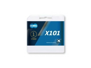 KMC - lant - 1 viteza - X101 - 112 zale - gold - Img 5