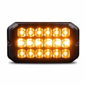 Lampa de avertizare stroboscopica universala Dark Knight Duo 18 LED, Alb/Chihlimbar, 20 moduri, Strands