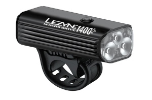 Lezyne - Lumina fata far - MACRO DRIVE 1400+ RECHARGEABLE - 1400 lumeni + Power Pack - USB - negru - Img 2