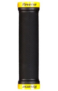 Mansoane Reverse Lock-On 29mm negru/galben