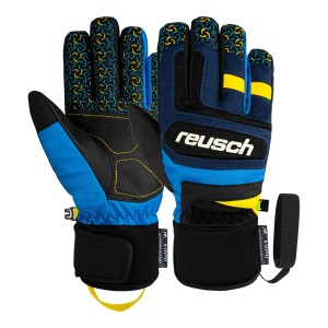Manusi Schi Copii Chris R-Tex XT Junior Dress Blue-Brilliant Blue-Safety Yellow