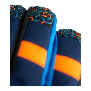 Manusi Schi Copii Chris R-Tex XT Junior Dress Blue-Brilliant Blue-Shocking Orange - Img 2