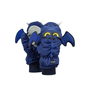 Manusi Schi Copii Nylon 3D Navy