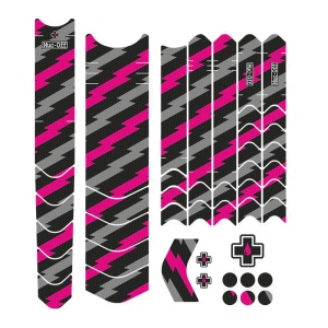 Muc-Off - set stickere protectie cadru bicicleta Frame Protection Kit E-MTB - trasnete multicolore - Img 2