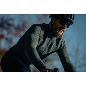 Northwave - bluza ciclism pentru barbati maneca lunga Trip Knit - verde army negru - Img 3