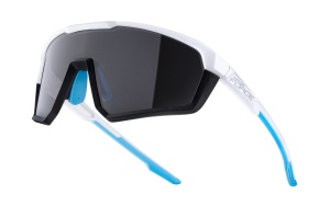 Ochelari Force Apex, lentila negru contrast, alb/gri