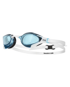 Ochelari înot TYR Tracer-X RZR Racing - fumuriu/negru | anti-fog - Img 1