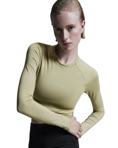 On - bluza - Studio Long-T Crop W - Caper - Img 6