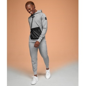 On Cloud - hanorac sport pentru barbati On new Hoodie - gri deschis negru - Img 19