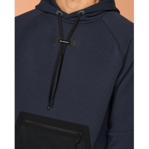 On Cloud - hanorac sport pentru barbati On new Hoodie - gri deschis negru - Img 12