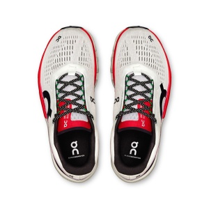On - pantofi alergare - Cloudmonster 2 W - Ivory | Red - Img 3