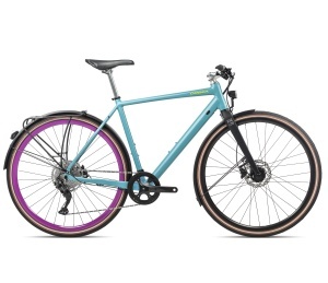 Orbea Carpe 10 2022 - bicicleta pentru oras - albastru Blue (Gloss)- Black (Matte)
