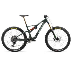 Orbea RALLON M-LTD Forest Green Carbon View - Blue Stone - bicicletă MTB Enduro full suspension