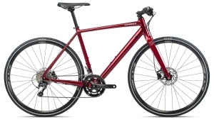 Orbea VECTOR 10 2022 - bicicleta pentru oras 28" - rosu Metallic Dark Red (Gloss)