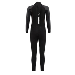 Orca - costum neopren ape deschise pentru copii vizibilitate sporita OpenWater Vitalis Hi Vis Squad junior wetsuit - black orange - Img 4