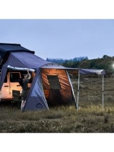Pachet Wild Land Voyager Pro 160 – Cort auto cu izolație și anexă, confort în orice anotimp