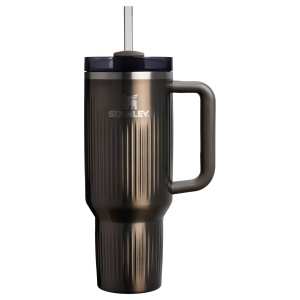 Pahar termoizolant Stanley Quencher H2.0 Fluted cu pai - gri metalic