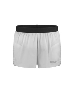 Pantaloni scurți alergare CEP Pro Run Ultralight - gri deschis | ultraușori