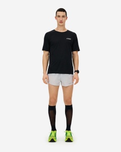 Pantaloni scurți alergare CEP Pro Run Ultralight Loose Fit - gri deschis | ultraușori, ventilație laser - Img 9