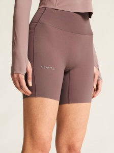 Pantaloni scurți alergare Craft Hypervent Short Tights damă - mov - Img 5