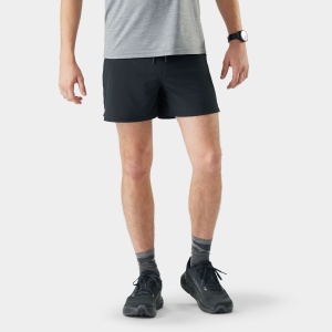 Pantaloni scurți sport Smartwool Active Lined 5" - negru | Merino reciclat