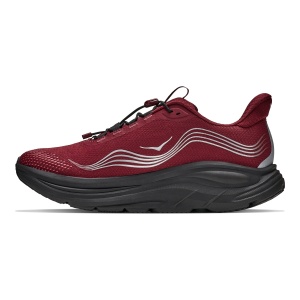 Pantofi Alergare Barbati Hoka Clifton 11 GORE-TEX® Varsity Burgundy / Carbon Black - Img 2