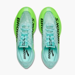 Pantofi alergare Brooks Hyperion Elite 5 - verde | racing cu carbon - Img 4