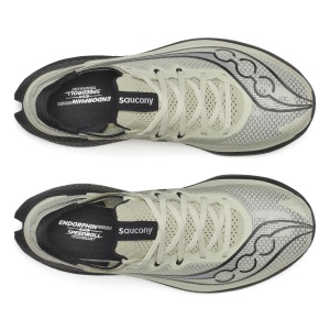 Pantofi alergare Saucony Endorphin Pro 5 - galben Citron/negru | placă carbon - Img 5