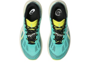 Pantofi alergare trail ASICS Trabuco 14 bărbați - Aurora Green | Light Dust - Img 4