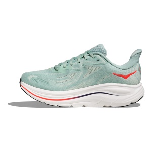 Pantofi Barbati Hoka Clifton 10 Sage-Neon Flame - Img 2