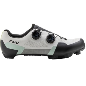 Pantofi ciclism MTB XC Northwave Extreme XT - gri/verde salvie | talpă carbon