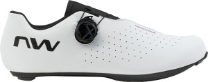 Pantofi Northwave Road Sonic Plus Wide 46 Alb/Negru
