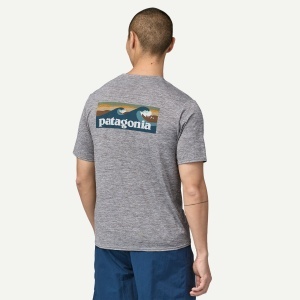 Patagonia - tricou - M Capilene Cool Daily Graphic Waters - Gri - Img 3