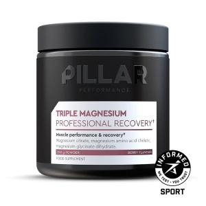 Pillar Performance - supliment magneziu Triple magnesium powder - aroma fructe de padure 200g - Img 6