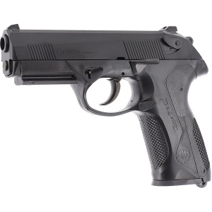 Pistol airsoft cu actionare manuala Beretta Px4 Storm, bile plastic, BB 6 mm, 0.5 jouli, negru, Metal Slide