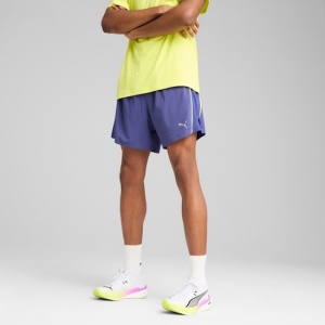 Puma - pantaloni scurti - Run Velocity 5" Short - Blue Crystal