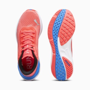Puma - pantofi alergare pentru femei Electrify NITRO 3 - portocaliu Orhidee alb albastru Ultra - Img 2