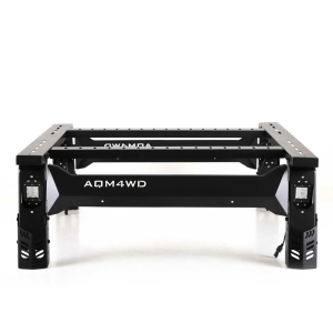 Rollbar Universal Pick-Up mountain top pentru corturi de acoperiș si accesorii overlanding, cu proiectoare incluse, negru, AQM4WD S75 - Img 4