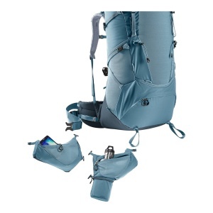 Rucsac Munte Barbati Deuter Aircontact Core 60+10 Graphite-Shale Blue - Img 4