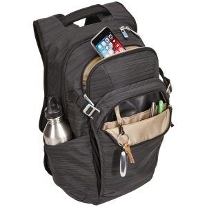 Rucsac urban cu compartiment laptop, Thule, Construct, 24L, Black - Img 4