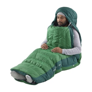 Sac De Dormit Trei Sezoane Unisex Sea to Summit Ascent Down Sleeping Bag Long -9C /15F Green - Img 3